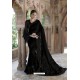 Modern Black Georgette Party Wear Designer Saree