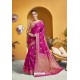 Rani Pink Party Wear Designer Art Silk Saree