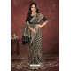 Black Designer Dola Silk Party Wear Saree