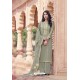 Grey Designer Viscose Muslin Casual Wear Salwar Suit