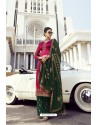Rani And Green Faux Georgette Party Wear Palazzo Suit