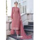 Old Rose Real Georgette Latest Palazzo Suit