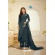 Carbon Orra Silk Designer Palazzo Suit