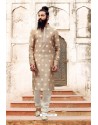 Light Brown Poly Viscose Designer Kurta Pajama