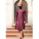 Purple Mix Jacquard Silk Designer Kurta Pajama