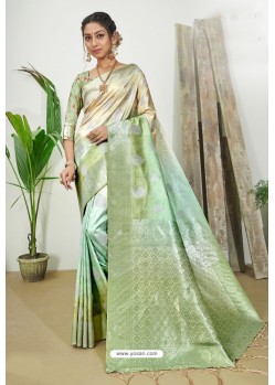 Latest Multi Colour Designer Classic Art Silk Saree