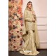 Golden Faux Georgette Pakistani Style Sharara Suit