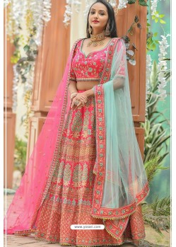 Rani Pink Adda Silk Designer Lehenga Choli