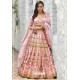 Baby Pink Chennai Silk Designer Lehenga Choli