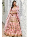 Baby Pink Chennai Silk Designer Lehenga Choli