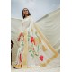 White Pure Soft Silk Designer Traditional Wear Saree