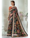 Black Silk Latest Party Wear Saree