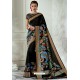 Adorable Black Silk Latest Party Wear Saree