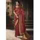 Red Banarasi Silk Latest Designer Saree