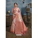 Pink Designer Silk Party Wear Digital Printed Saree