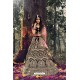 Maroon Pure Velvet Designer Wedding Wear Lehenga Choli