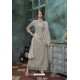 Grey Heavy Faux Georgette Readymade Palazzo Suit