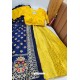 Pretty Yellow Banarasi Silk Lehenga Choli