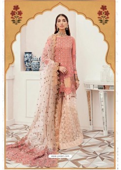 Multi Colour Designer Georgette Pakistani Style Suit
