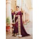 Purple Mahi Silk Designer Saree