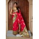 Red Designer Classic Wear Silk Saree