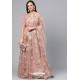 Dusty Pink Latest Designer Party Wear Fancy Lehenga Choli