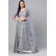 Grey Latest Designer Party Wear Fancy Lehenga Choli