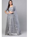 Grey Latest Designer Party Wear Fancy Lehenga Choli