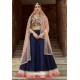 Navy Blue Heavy Art Silk Designer Lehenga Choli