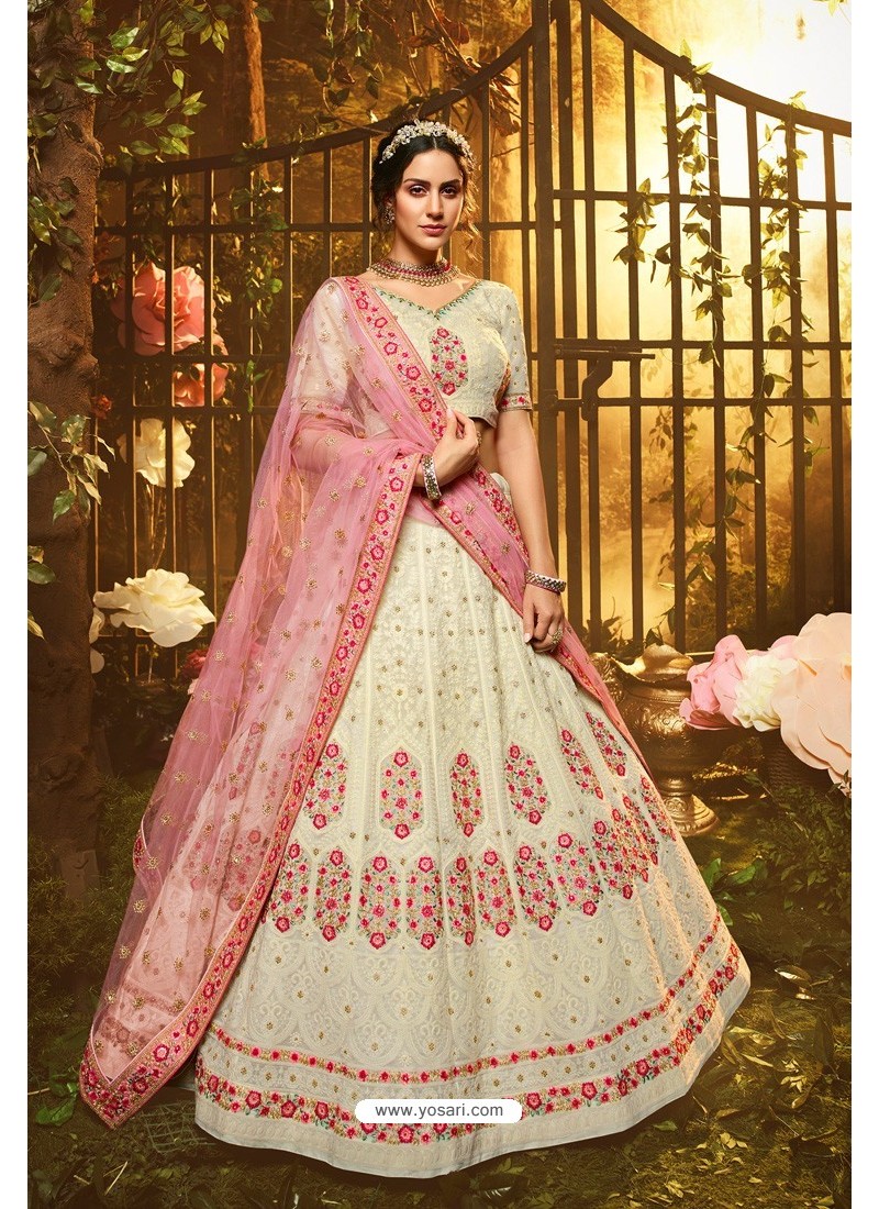 Buy Blue & White Lehenga Choli Sets for Women by ACHYUT DESIGN Online |  Ajio.com