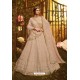 Light Brown Designer Georgette Wedding Lehenga Choli