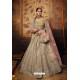 Elegant Gold Designer Soft Net Silk Wedding Lehenga Choli
