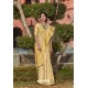 Gold Designer Classic Wear Soft Silk Saree