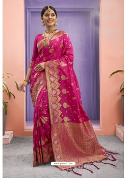 Rani Designer Party Wear Art Silk Saree