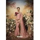 Baby Pink Partywear Silk Georgette Designer Saree