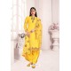Yellow Georgette Party Wear Salwar Suit