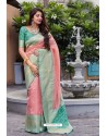 Pink Banarasi Art Silk Traditional Wear Designer Saree