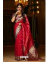 Red Banarasi Art Silk Traditional Wear Designer Saree