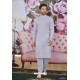 White Cotton Classic Wear Kurta Pajama