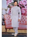 Traditional White Cotton Classic Wear Kurta Pajama