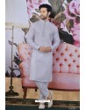 Amazing White Cotton Classic Wear Kurta Pajama