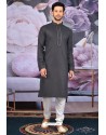 Stylish Black Cotton Classic Wear Kurta Pajama