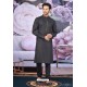 Elegant Black Cotton Classic Wear Kurta Pajama