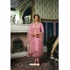 Pink Pure Tussar Silk Partywear Designer Suit