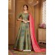 Mehendi Latest Heavy Embroidered Designer Wedding Anarkali Suit