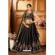 Dark Green Heavy Embroidered Designer Party Wear Lehenga