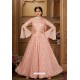 Baby Pink Latest Heavy Embroidered Designer Wedding Anarkali Suit