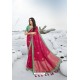 Rani Pink Latest Heavy Designer Traditional Party Wear Silk Sari