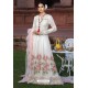 Off White Latest Heavy Designer Pakistani Style Salwar Suit