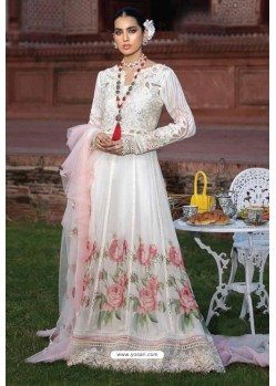 Off White Latest Heavy Designer Pakistani Style Salwar Suit